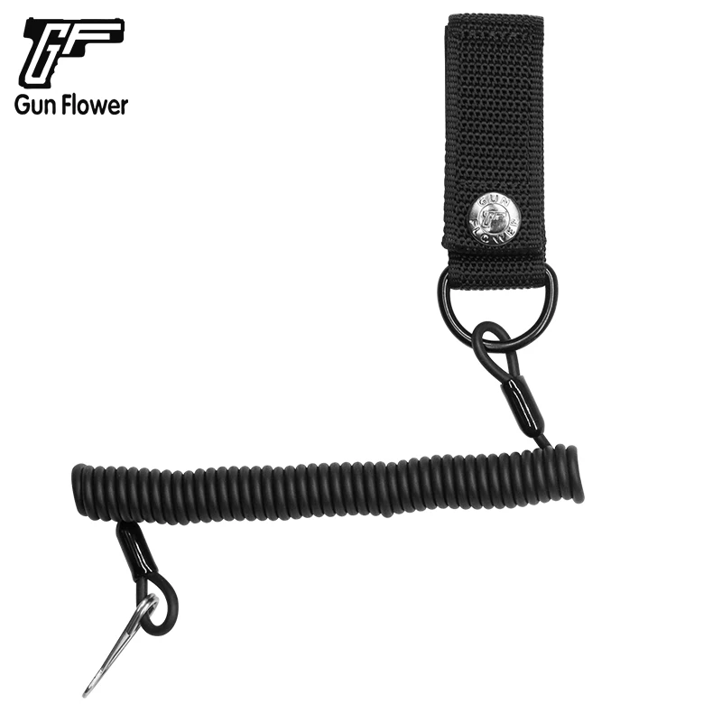 Gunflower Llavero retractor nailon enrollable para pistola
