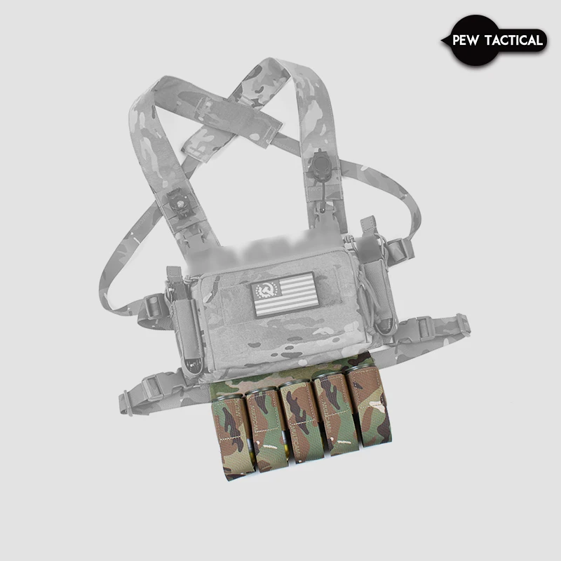 Sistema suspensión pecho Airsoft 40mm táctico MOLLE compatible MK3 MK4 - imagen 3
