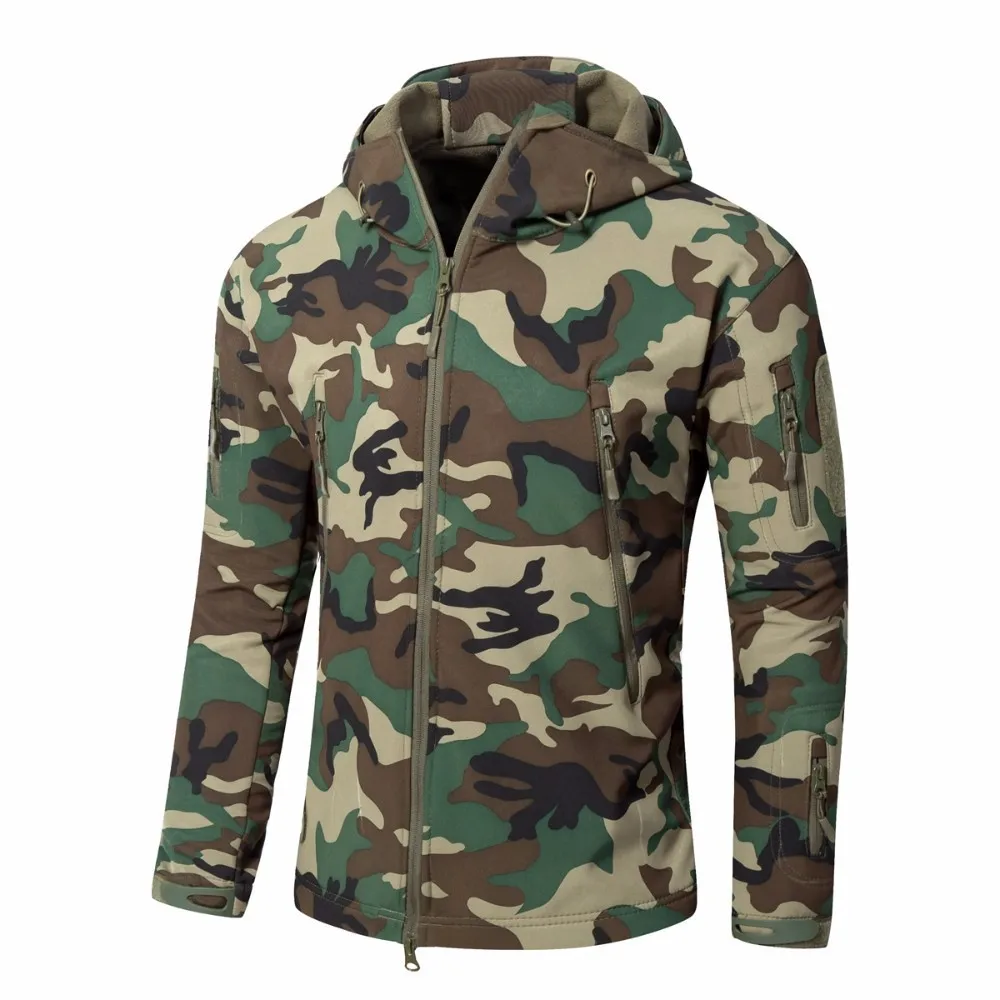 Chaqueta táctica piel de tiburón unisex resistente viento agua - imagen 5