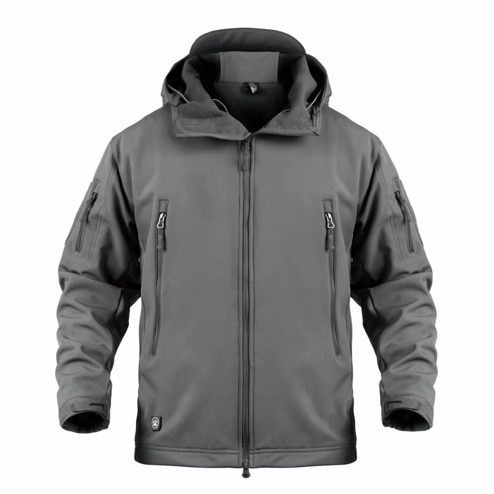 Chaqueta táctica piel de tiburón unisex resistente viento agua