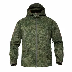Chaqueta táctica piel de tiburón unisex resistente viento agua