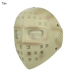 Máscara táctica completa paintball esqueleto para juego de guerra