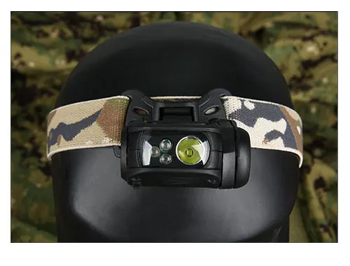 Linterna táctica LED IR verde para casco, luz de cabeza roja - imagen 4