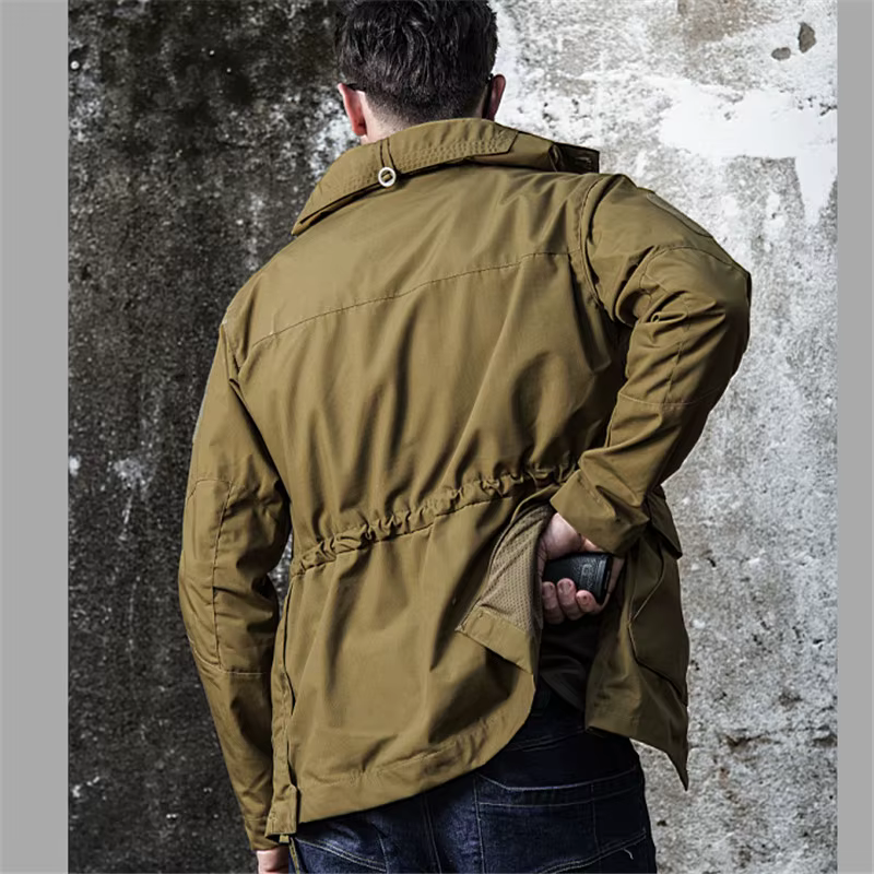 Chaqueta campo militar M65 impermeable hombre otoño invierno - imagen 5