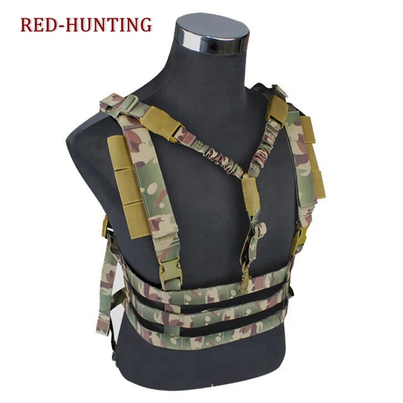 Chaleco MOLLE porta-munición perfil bajo para Airsoft y caza - imagen 2