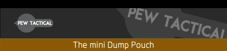 Vista frontal de la bolsa de descarga mini