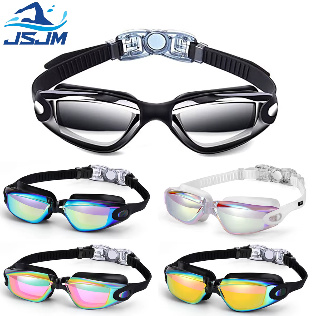 Gafas natación silicona protección UV antiniebla – Adulto ajustable - imagen 5