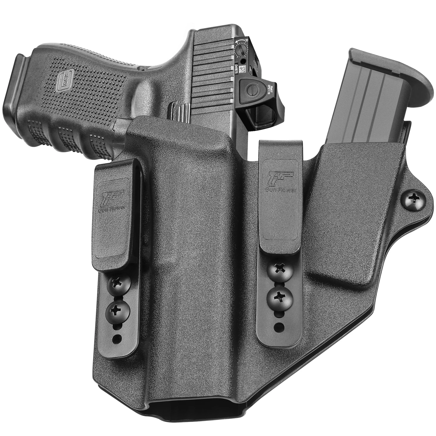 Funda Sidecar Kydex Glock con bolsa de cargadores - imagen 4