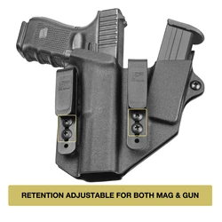 Funda Sidecar Kydex Glock con bolsa de cargadores