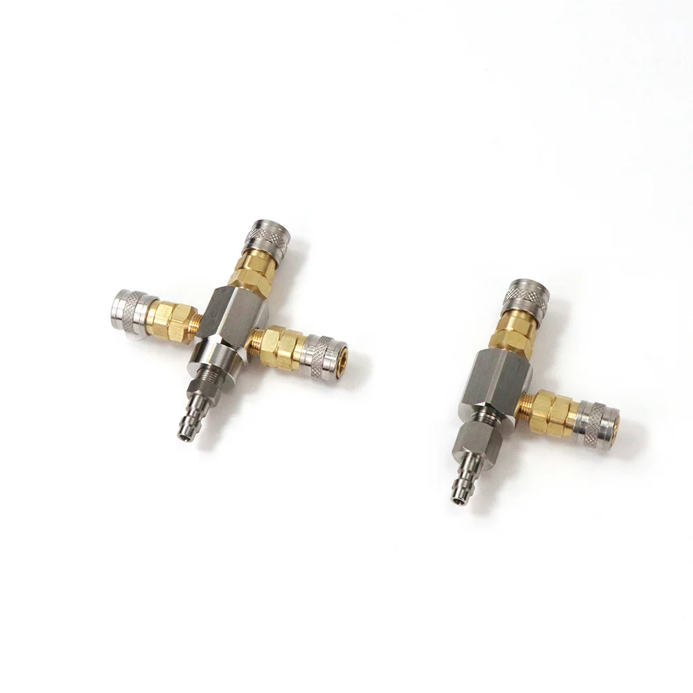 US Foster Adaptador L Doble/Triple con Acoplador Rápido para Airsoft - imagen 2