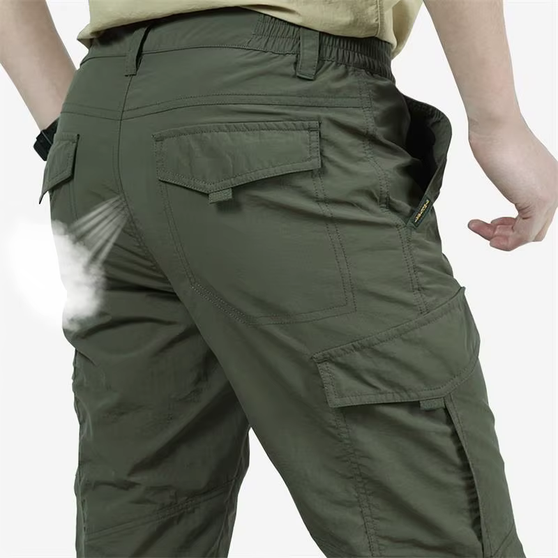 Pantalones tácticos cargo transpirables impermeables multibolsillo - imagen 2