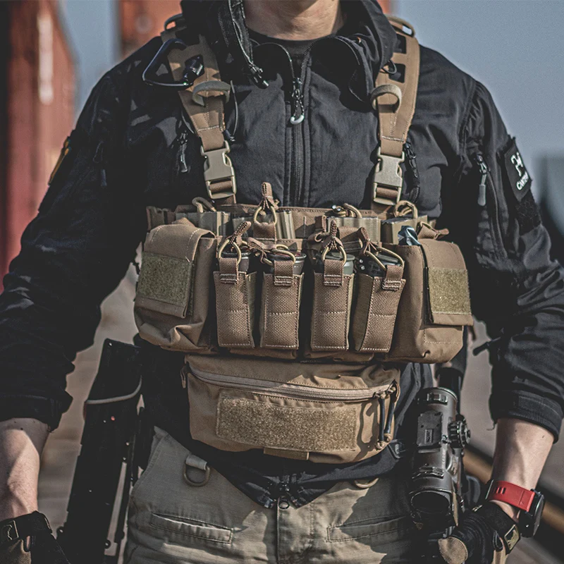 Pew Tactical D3CRX aparejo de pecho táctico para Airsoft estratégico